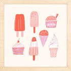 Ice Cream Truck Framed Wall Art by Sally Murphy Design