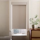 Open Box: Basketweave Blackout Cordless Shade, Almond, 48Lx39W