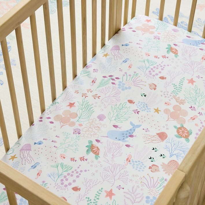 Ocean Swimmers Crib Sheet