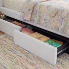 Elora Upholstered Storage Bed W/ Storage Drawer