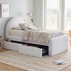 Elora Upholstered Storage Bed W/ Storage Drawer