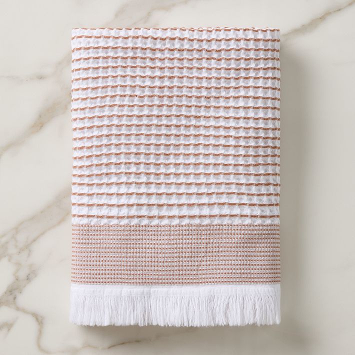 Two-Tone Waffle Towels&#160;