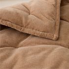 Quilted Cotton Velvet Sofa Overlay