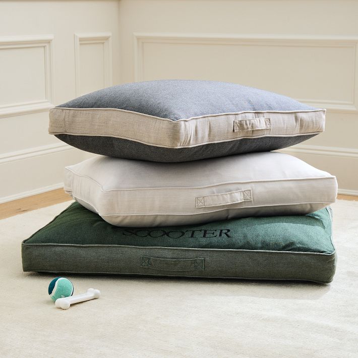 Sunbrella&#174; Indoor/Outdoor Flat Solid Pet Bed