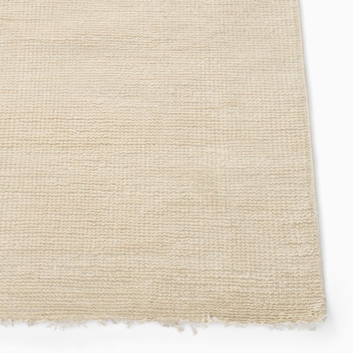Hand-Knotted Solid Rug Swatch