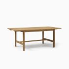 Hargrove Outdoor Extendable Dining Table (79&quot;&ndash;109&quot;), Benches &amp; Slope Chairs Set