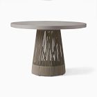 Porto Pedestal Concrete Outdoor Dining Table (44&quot;)