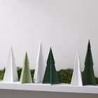 Decorative Lacquer Wood Trees (Set of 3) - Green