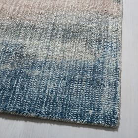 west elm 大判ラグ Mini Pebble Wool Jute Rug | West Elm