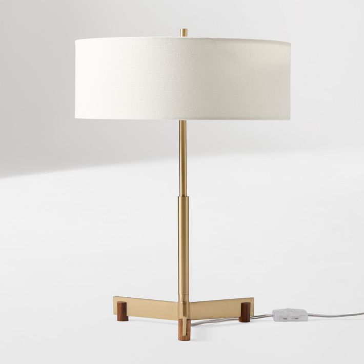 【おしゃれ】WEST ELM Hennings Fabric Tableランプ Hennings Fabric Table Lamp (20