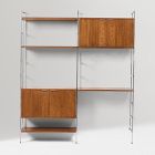 Ozzy Modular Wall Desk w/ Shelf Units (62&quot;)