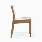 Portside Wood Outdoor Extendable Dining Table (76.5&quot;&ndash;106&quot;) &amp; Stacking Chairs Set