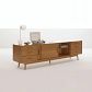 Video 1 for Mid-Century Media Console (96&quot;)