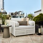 Concrete Pedestal Indoor/Outdoor Round Side Table (18&quot;)