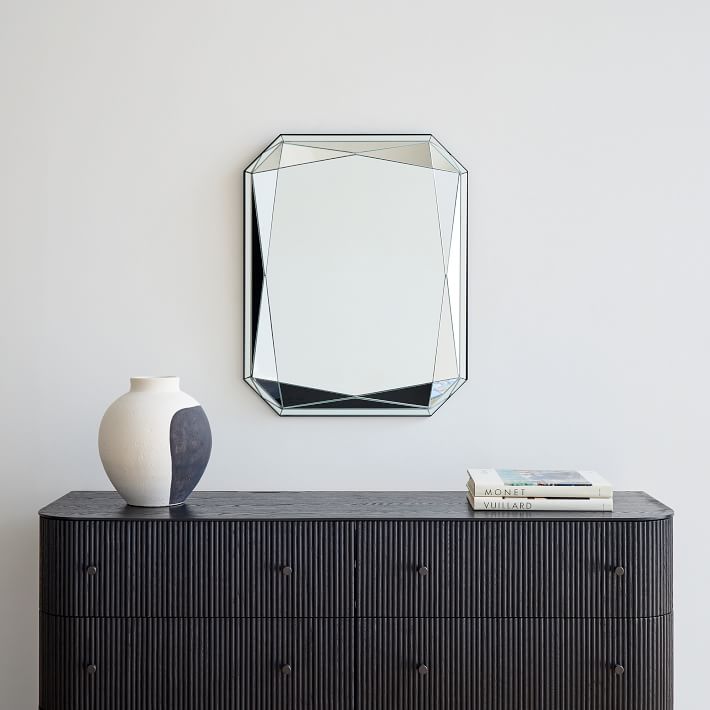 West Elm Faceted Mirror Wall Art