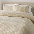 Honeycomb Woven Duvet Cover &amp; Shams