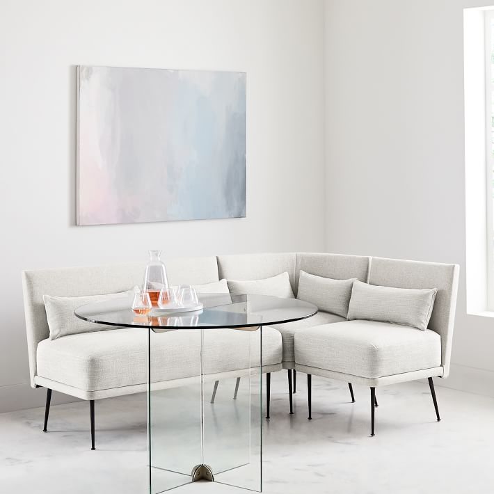 Modern 3-Piece Banquette Small