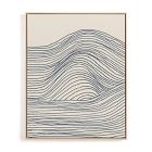 Rolling Waves Print Wall Art by Minted for West Elm