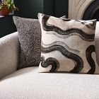 Velvet Brushstroke Pillow Cover