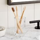 Apothecary Glass Bath Accessories