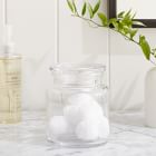 Apothecary Glass Bath Accessories