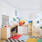 Ziggy Low Loft Bed w/ Desk &amp; Dresser