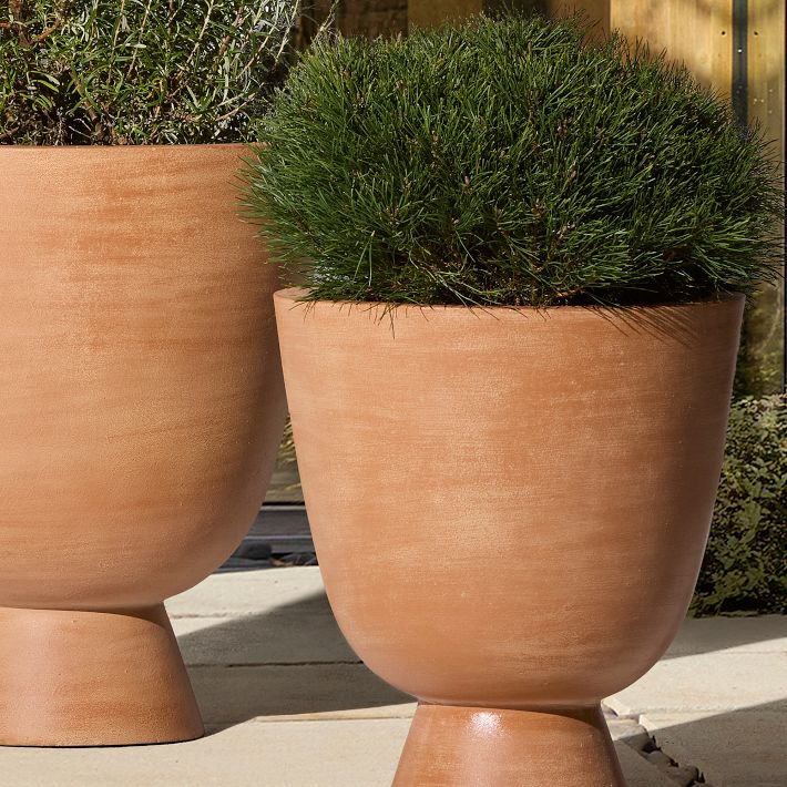 Colin King Ficonstone Indoor/Outdoor Pedestal Planter