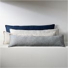 European Flax Linen Oversized Lumbar Pillow Cover