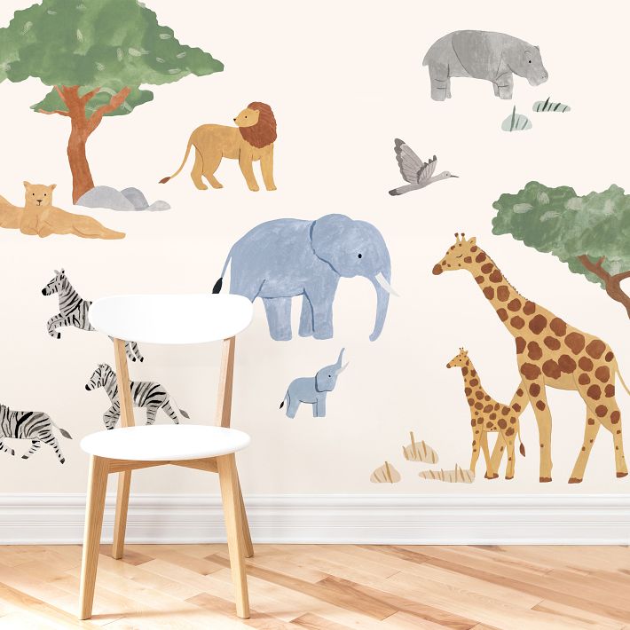 West Elm x Mej Mej Safari Large Kit Peel &amp; Stick Wall Decals
