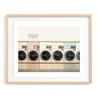 At The Laundromat Framed Wall Art by Minted for West Elm