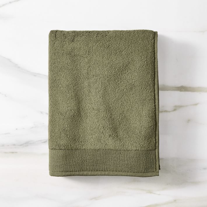 Plush Fibrosoft™ Towel Sets - Dark Olive, Set of 4, 4 Towels