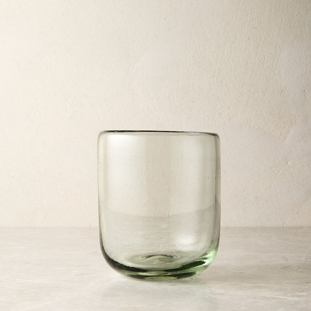 Recycled Mexican Double Old Fashioned Glass Sets - DOF, Non Luster, Set of 8