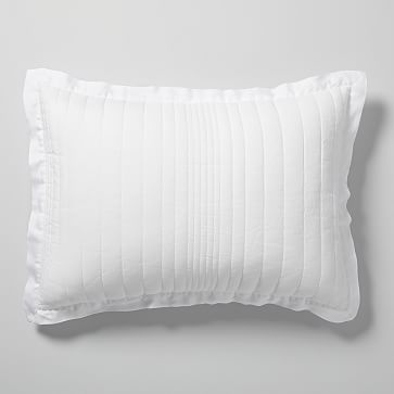 European Flax Linen Linework Shams