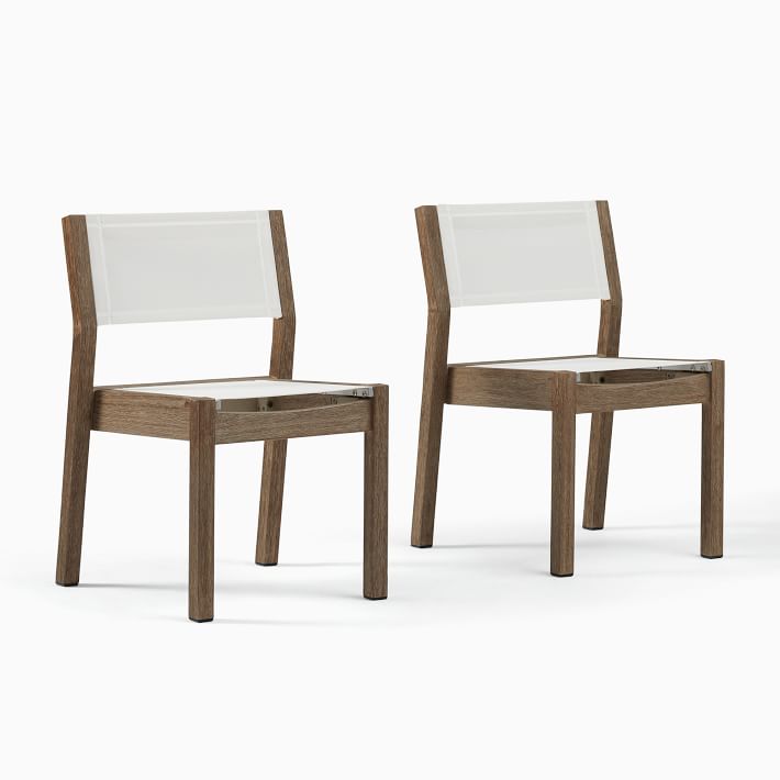 Portside Outdoor Stacking Dining Chair (Set of 2)