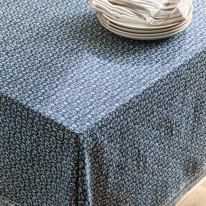 Jude Block Print Tablecloth