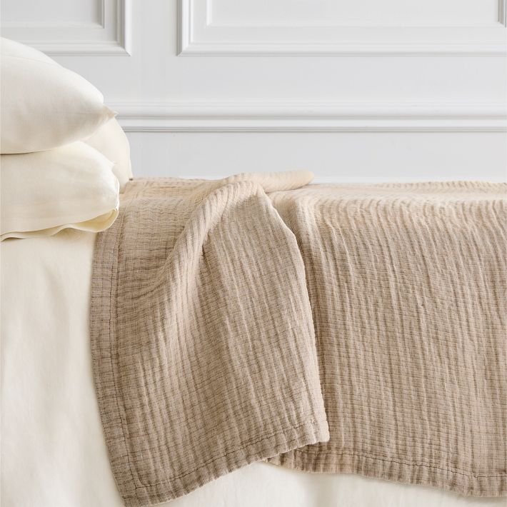 European Flax Linen Blanket