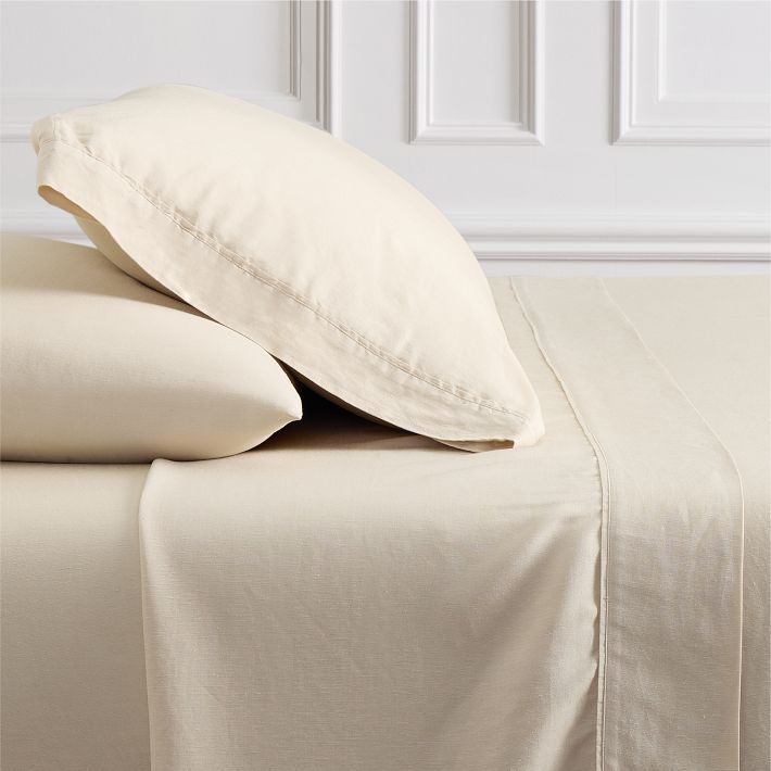 West Elm Signature TENCEL™ Linen Sheet Set, Cal King, Sand