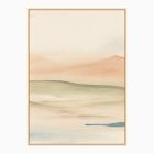 Neutral Watercolor Landscape Wall Art