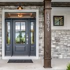 Stand Off Modern House Numbers