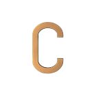 Stand Off Modern House Letters