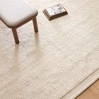Plush Ribbed Shag Wool Rug