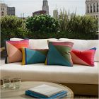 Split Colourblock Indoor/Outdoor Pillow