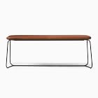 Slope Leather Dining Bench (52")