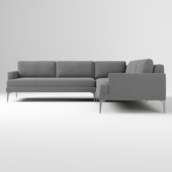 Build Your Own - Andes Sectional (Brushed Nickel Legs)