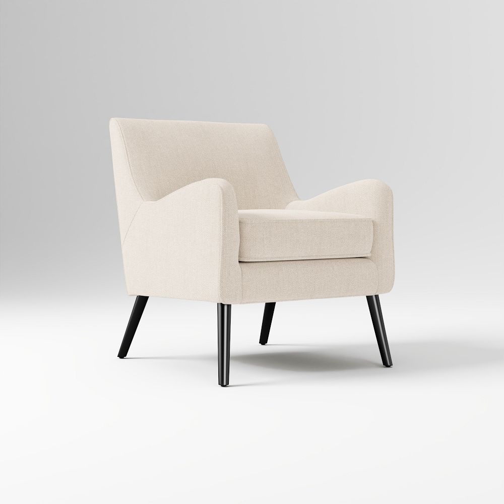 Book Nook Armchair (Sand Performance Velvet)