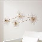 Brass Starburst Dimensional Wall Art by Diego Olivero