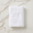 Waffle Checkered Towel Set