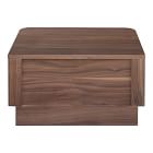 Rina Curved Oak Pedestal Nightstand (20")