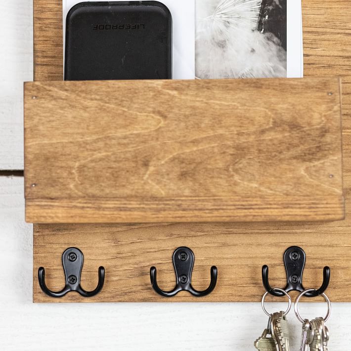 The McGarvey Workshop Coat Hooks Mail Holder West Elm