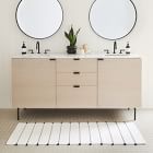 Tassel Stripe Bath Mat